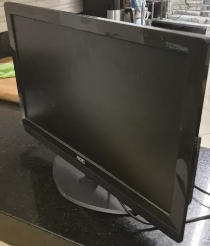 T2255WE Monitor AOC com base - não funciona