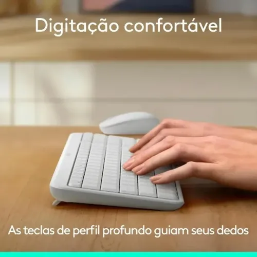 Teclado e Mouse Logitech Sem Fio Bluetooth