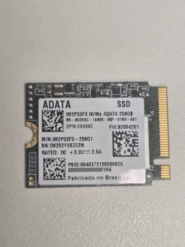 SSD NVME M2 256GB