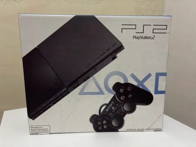 PS2 Original Completo - Controle, Memory Card e Cabos Originais