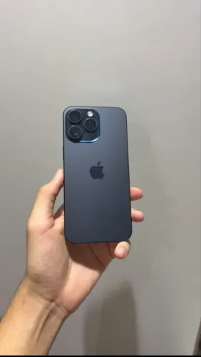 IPHONE 15 pro max 256gb azul SEMINOVO