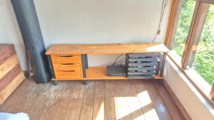 Rack de TV em Madeira