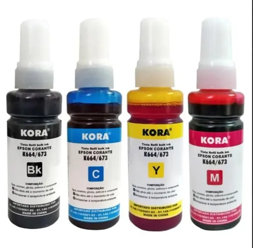 TINTA KORA COMPATÍVEL EPSON 100ml 664/672/673/674