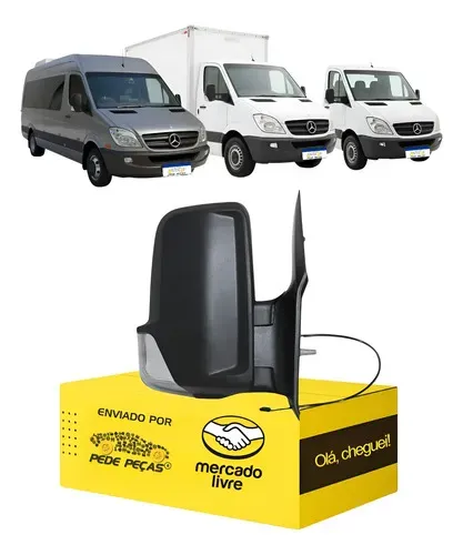 Retrovisor Elétrico Sprinter 2012 2013 14 15 A 2019 Novo Ld