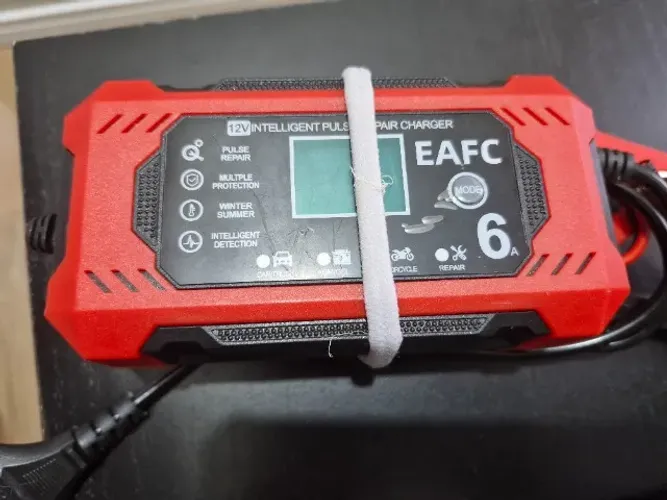 Carregador inteligente de bateria 6a 12v