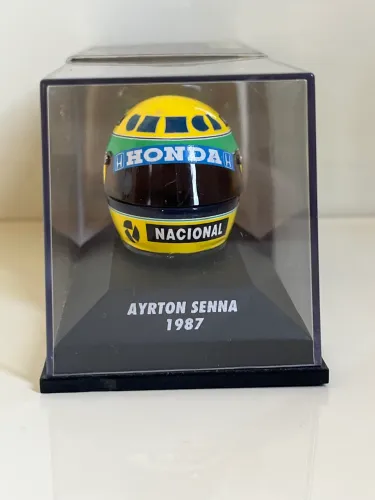 Ayrton Senna Capacete 1:8 Minichamps 1987