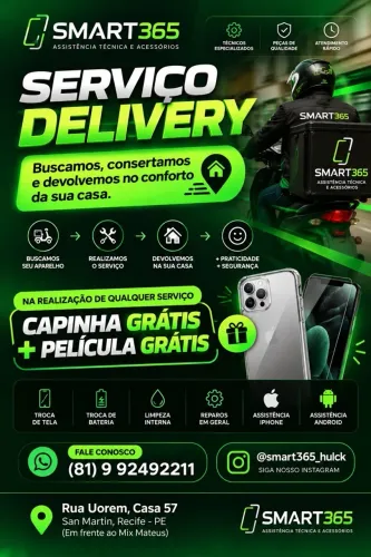 SEU CELULAR MERECE PROTEÇÃO E HOJE TEM OFERTA NA SMART365!