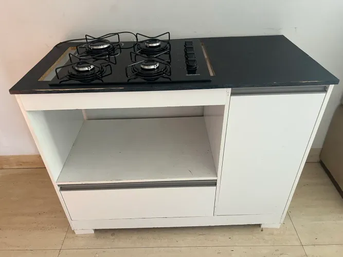 ARMÁRIO SUPORTE + COOKTOP ITATIAIA FAÇO ENTREGA