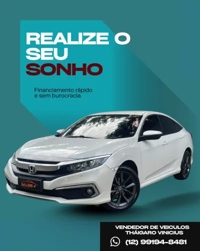 Honda Civic Sedan EXL 2.0 Flex 16V Aut.4p 2020