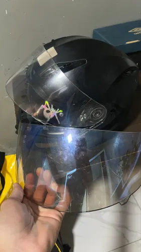 Capacete Norisk n58 vai com viseira ( faço troca em algo do meu interesse