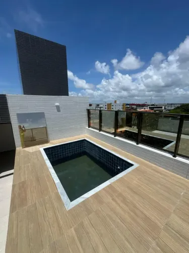 + Barata do Bessa Cobertura Duplex C/148m² 3 Quartos, 1 Suíte Acesso P/Dentro do Apto !!!