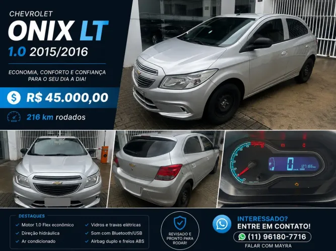 Chevrolet Onix Hatch LT 1.0 8V Flex Power Mec. 4P 2016