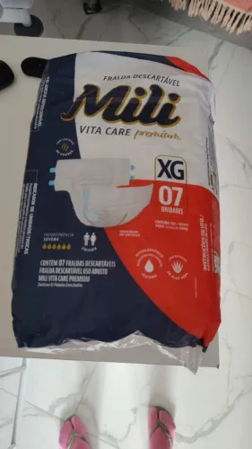 Fraldas geriátrica Mili XG tenho 39 pacotes para r$ 20 cada