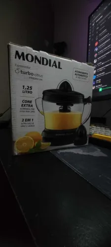? Espremedor Mondial Turbo Citrus Premium 1,25L ? Automático ? Novo na Caixa