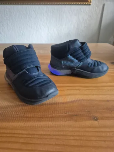Tênis/bota com led/luzinha Bibi Space Wave 3.0 n°27