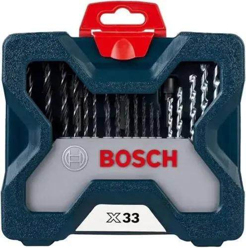 Jogo de brocas e bits 33 PCs Bosch