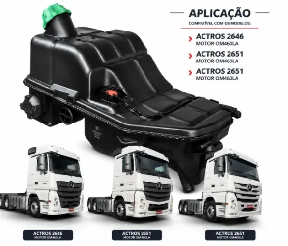 Reservatorio de Agua Mercedes Benz Actros 2546 2646 2651 Caminhão