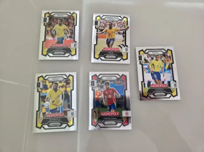 Cartas de craques - jogo monopoly edição copa do mundo de futebol
