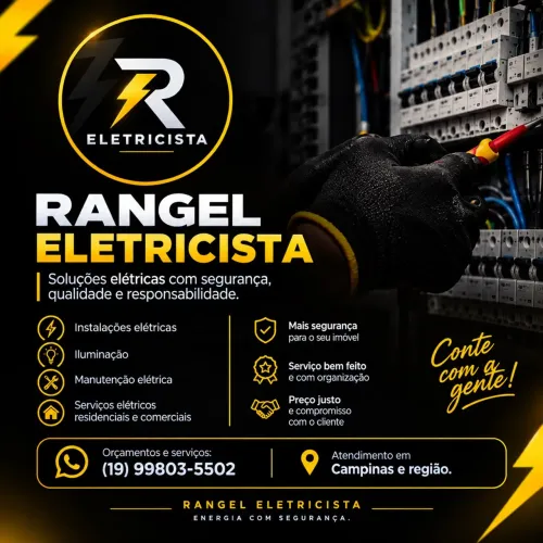 RANGEL ELETRICISTA | CAMPINAS E REGIÃO