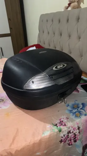 Baú Givi 45 litros e escape original xre 190