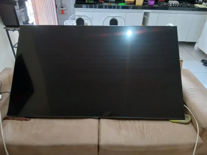 Tv Samsung 75 polegadas tela quebrada