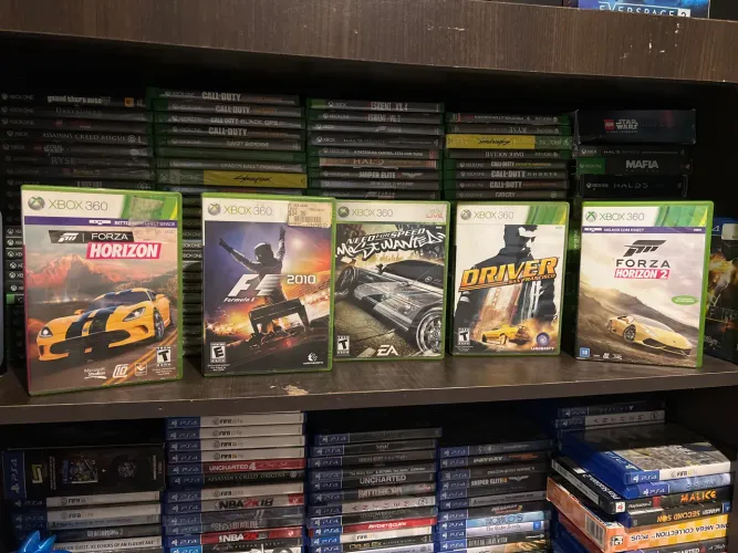 Jogos originas carro X box 360 venda e trocas