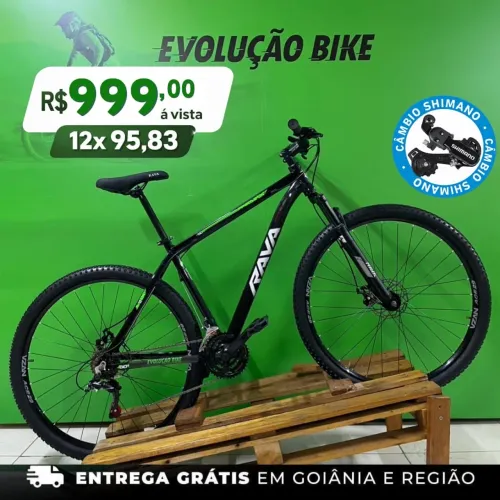 BICICLETA ARO 29 RAVA CÂMBIOS SHIMANO - FRETE GRÁTIS
