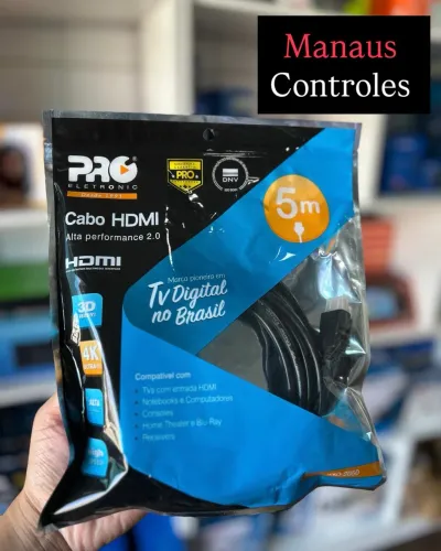 Cabo Hdmi de 5 metros Ultra HD 4K