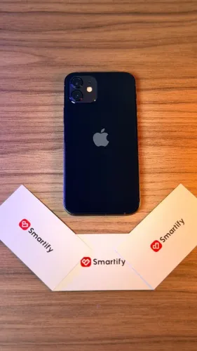 IPHONE 12 - PRETO - 64GB - BATERIA 100% | LOJA FÍSICA SMARTIFY - CURITIBA.