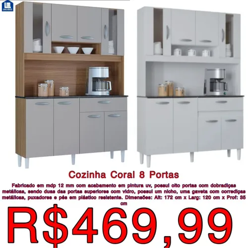Cozinha coral