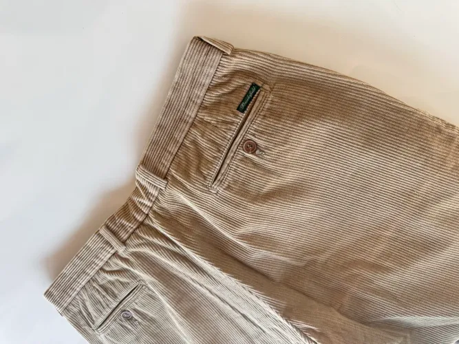 Calça brooksfield cortele veludo bege