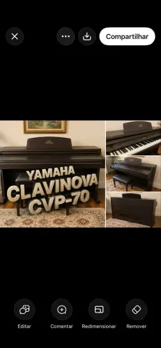 Piano Digital Yamaha Clavinova CVP-70A + Banco