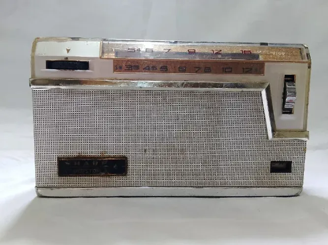 Rádio Sharp BX-338 Vintage Japonês Anos 60 - Original