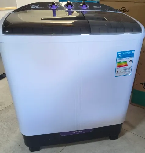 Lavadora Semi-automática Praxis 2 em 1! Tanquinho e Centrífuga