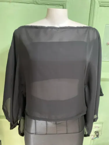 Blusa bata morcego seda