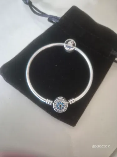 Pulseira prata com ou sem berloque