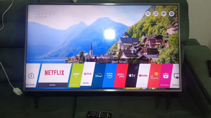 Tv smart LG 50 polegadas 4k perfeito estado