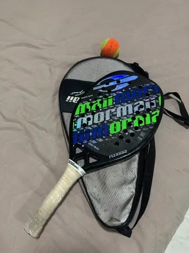 Raquete de Beach Tennis Mormaii Flexxa 2023 Carbono 3K - Super Nova!