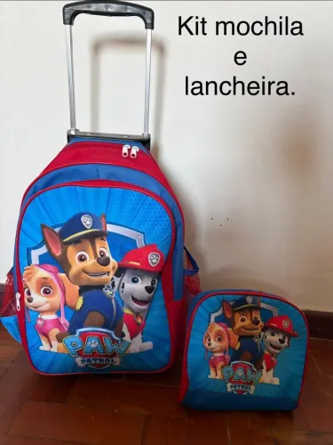 Mochila + sanduicheira temática PATRULHA CANINA