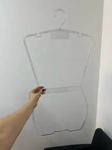Cabides silhueta de acrílico adulto 55und.