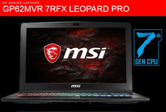 MSI GP62MVR 7RFX Leopard Pro Game