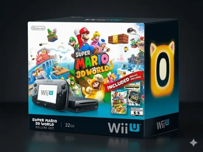 Nintendo Wii Black - Edição Super Mario (Excelente Estado!)