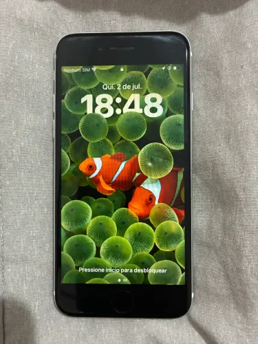 iPhone SE 128gb 73% bateria