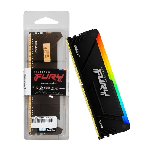 Memória RAM ddr4 Kingston Fury 32 gb 3200 RGBhz 2x16