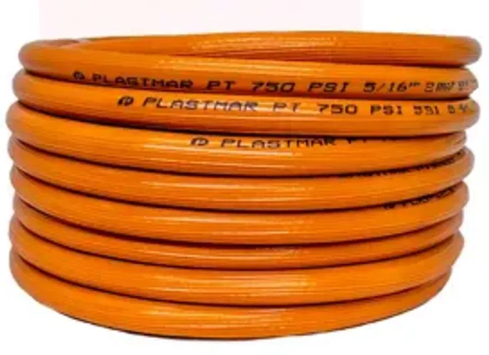 MANGUEIRA 3/8 750PSI LARANJA PULV - PLASTIMAR