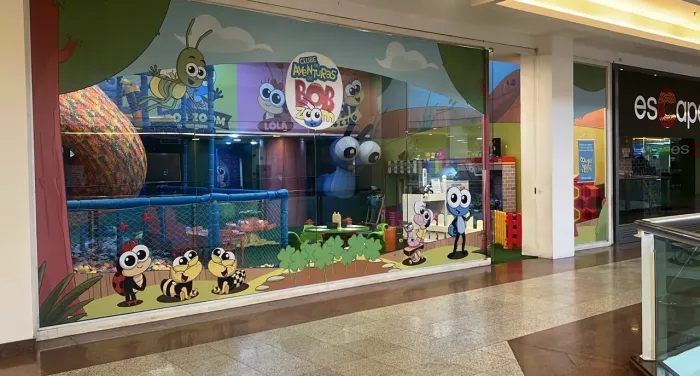 Repasso parquinho infantil Bob Zoom no Via parque shopping
