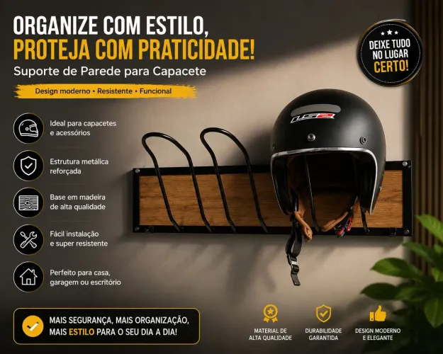 Suporte capacete