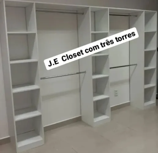 Closet de 3 torres em mdf 