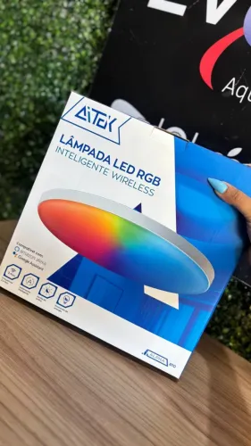 Lâmpada Led RGB Inteligente Wireless AiTeK