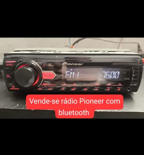 Tape rádio Pioneer com bluetooth